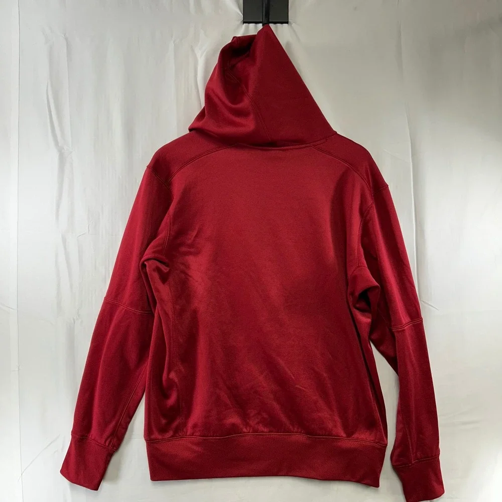 Nike Oklahoma Sooners OU Hoodie Mens Medium Crimson Red Therma-FIT Pullover
